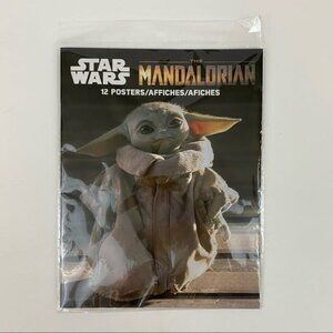 Disney Star Wars The Mandalorian Grogu Poster Book 12 Posters 8.5"x11" New